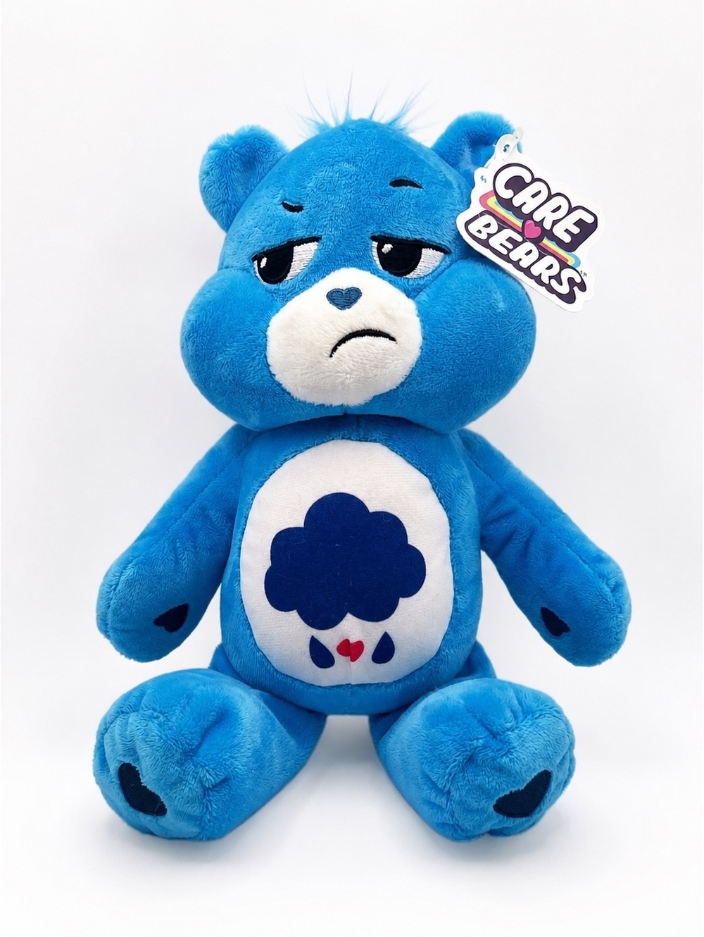 Care Bears Grumpy Bear Blue Plush Stuffed Animal Basic Fun 2022 With Tag